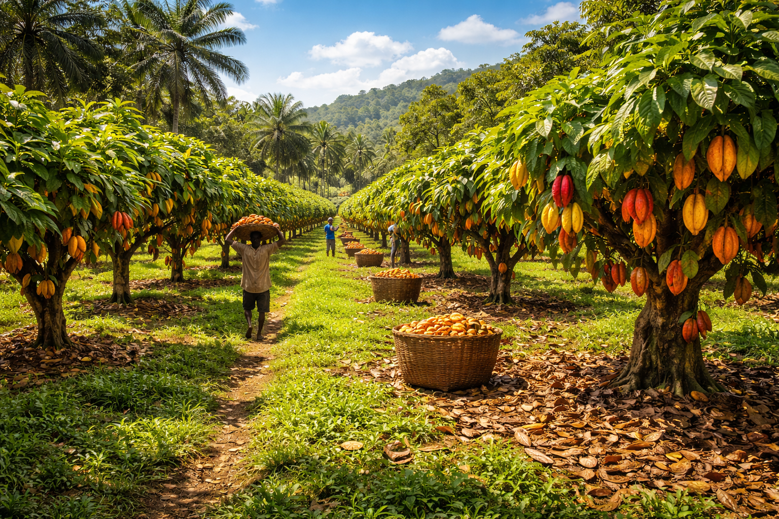 Cocoa Trees